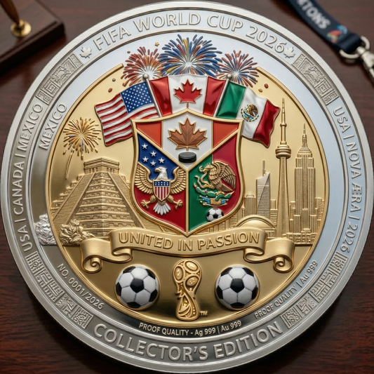 ⚽Moneta wyzwania Mistrzostw Świata 2026 Legacy🏆 ★EDYCJA LIMITOWANA • DOSTĘPNYCH TYLKO 2026 SZTUK★