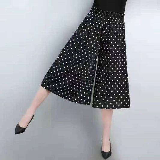 🌸Spodnie damskie z wysokim elastycznym pasem i szerokimi nogawkami💁♀️