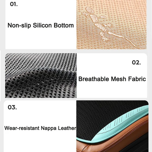 Letnie upały Sale❄️Cooling Wentylowana poduszka na fotel samochodowy