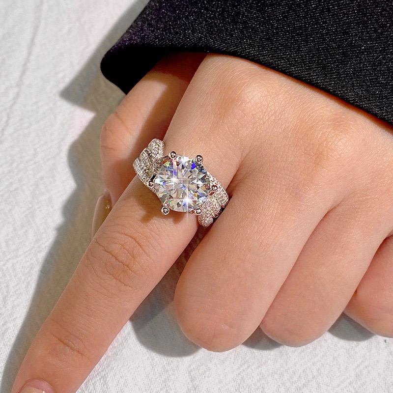 💖(OSTATNI DZIEŃ WYPRZEDAŻY - 80% ZNIŻKI) Pierścionek z diamentem Magnetology Moissanite DIYSTARTM 💍