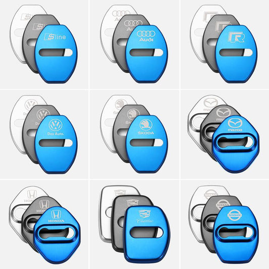 Gorąca wyprzedaż ✨50% zniżki ✨Osłona ochronna zamka drzwi samochodowych ze stali nierdzewnej, antykorozyjna🔥4 szt.🔥