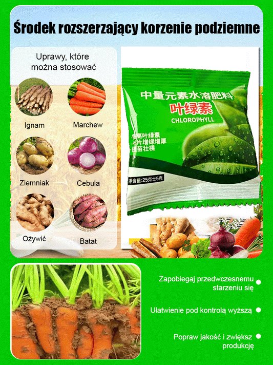 【Rozwój i zazielenienie】Wodorozpuszczalny nawóz chlorofilowy