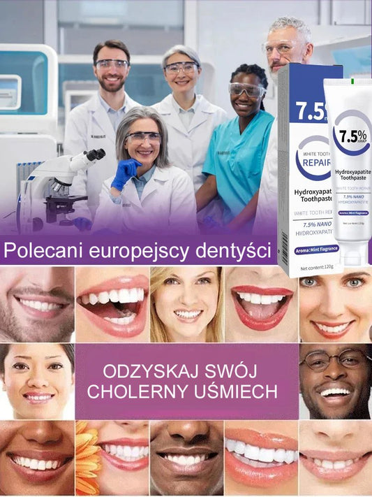【Problemy z zębami znikają po jednym szczotkowaniu】Pasta do zębów z hydroksyapatytem