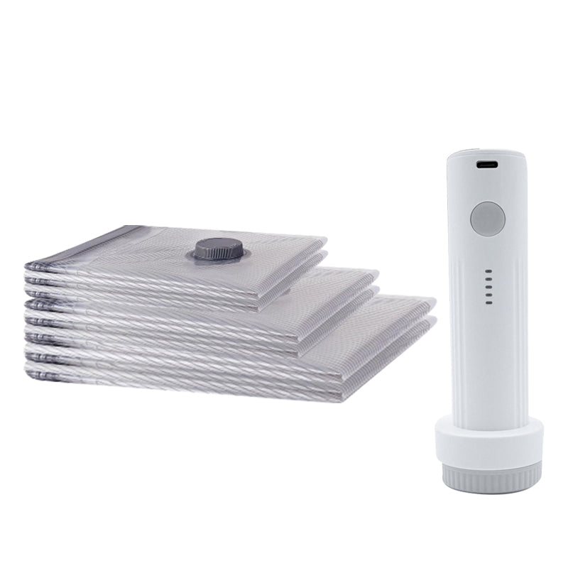 💪🌬️ Torby podróżne do przechowywania próżniowego i przenośny zestaw pompek 👕✨