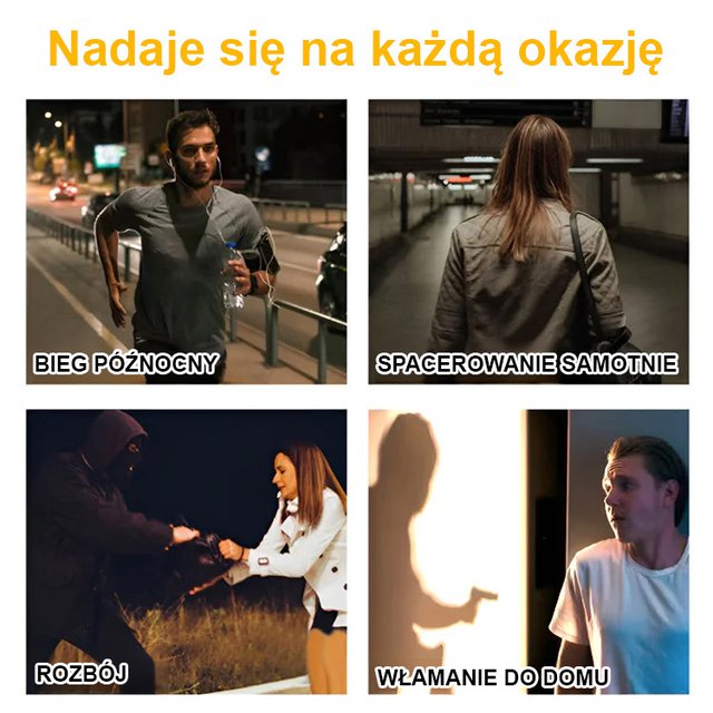 Elektryczny brelok z paralizatorem