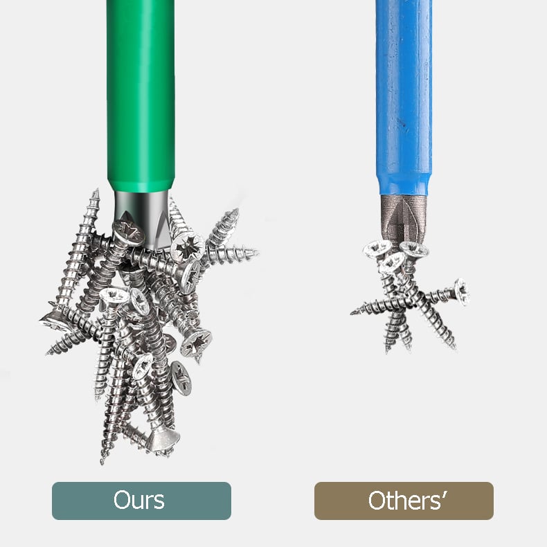 Zestaw wierteł do wkrętaków o dużej wytrzymałości magnetycznej