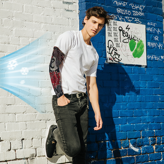 🔥Nowy trend ❤️🔥 Ultracienkie rękawy przeciwsłoneczne z wzorem tatuażu