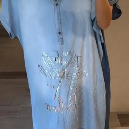 💖Lekka, swobodna sukienka z dekoltem w kształcie litery V