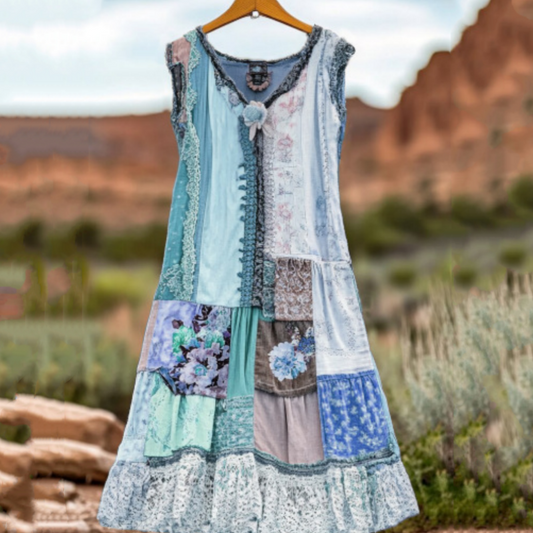 🔥 Sukienka bez rękawów w stylu vintage z nadrukiem kwiatowym dla kobiet 🍃👗