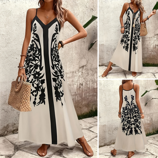 💃Długie sukienki na ramiączkach spaghetti dla kobiet