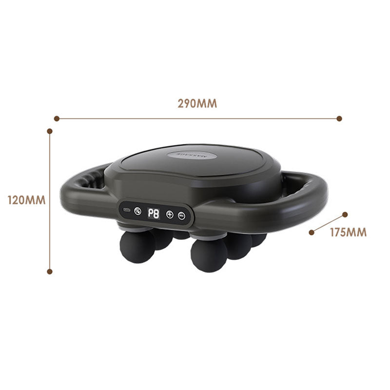 Wielofunkcyjny automatyczny pistolet do masażu mięśni z 12 głowicami