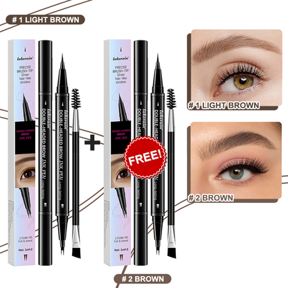 4D wodoodporny dwustronny ołówek do brwi