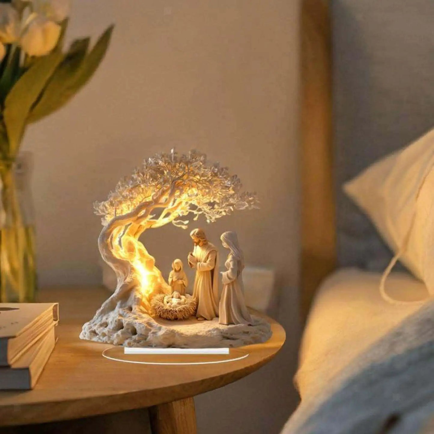 Lampa szopkowa na Świętą Noc