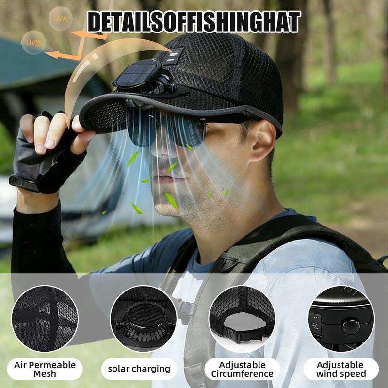 🔥GORĄCA WYPRZEDAŻ - 49% TANIEJ🧢2026 Pro Outdoor Cooling Hat: czapka z podwójnym wentylatorem
