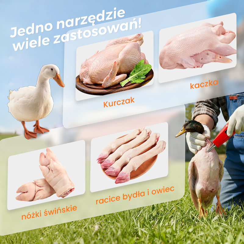 🐓Elektryczna maszyna do skubania drobiu – łatwe skubanie, oszczędność czasu i wysiłku!