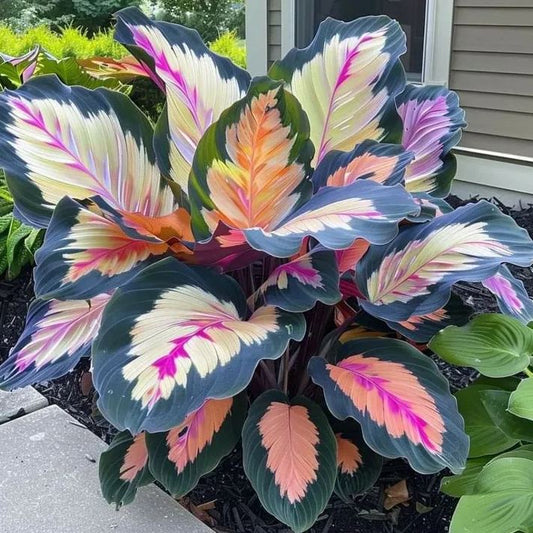 🌿 Kolorowe nasiona funkii – król cienia w ogrodzie! 🌿