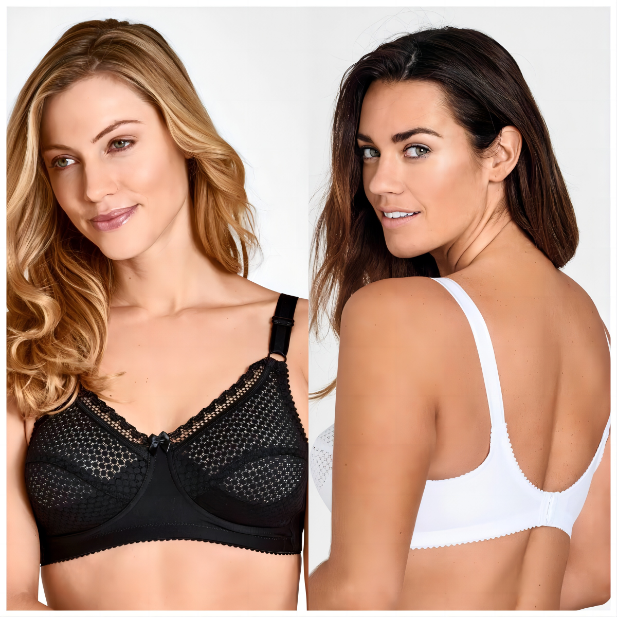 (4 szt.) Czysta bawełniana bielizna w kropki