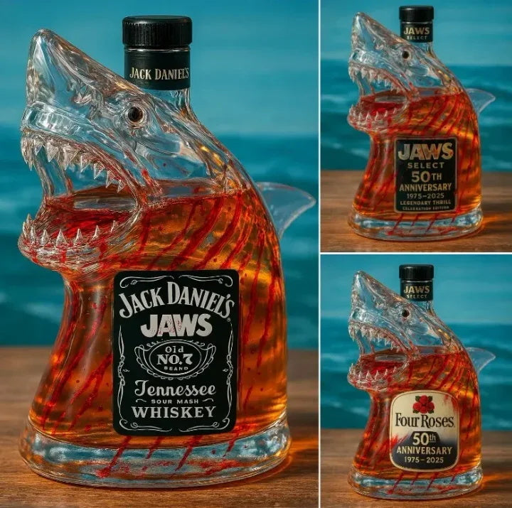 Butelka whisky Jaws Anniversary Edition