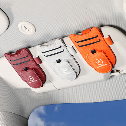 Uchwyt na okulary przeciwsłoneczne do samochodu – łatwy dostęp, oszczędność miejsca, wielofunkcyjny klips