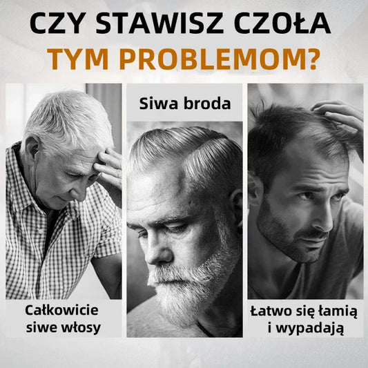 Szampon do włosów z natychmiastowym efektem koloryzacji - Broda i włosy