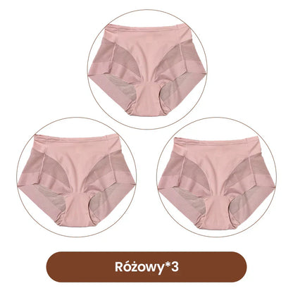 🔥Kup 2 i Otrzymaj 1 za Darmo🔥Damski Bezszwowy Zestaw Majtek Kształtujących O Wysokiej Talii