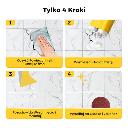 🧱Wielofunkcyjne zestawy naprawcze do pęknięć w płytkach i kamieniach💧