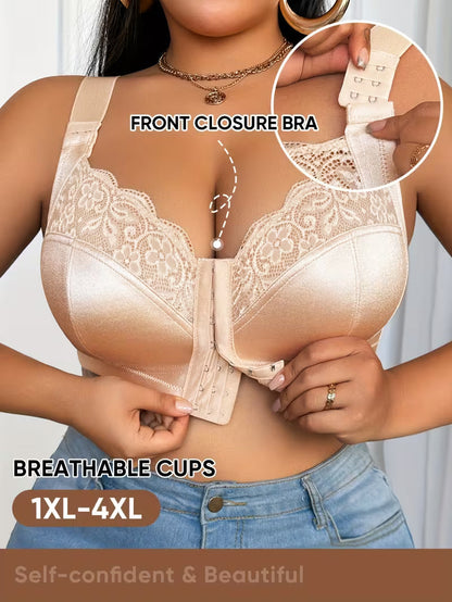 👙TRIUMPH – [4 szt.]🔥50% zniżki na damskie biustonosze z pełnym pokryciem dla kobiet o większych rozmiarach – Biustonosze w dużych rozmiarach o wyrazistych proporcjach