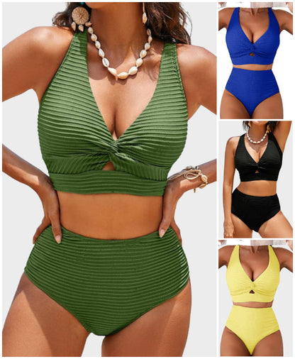 👙Komplet bikini z wysokim stanem