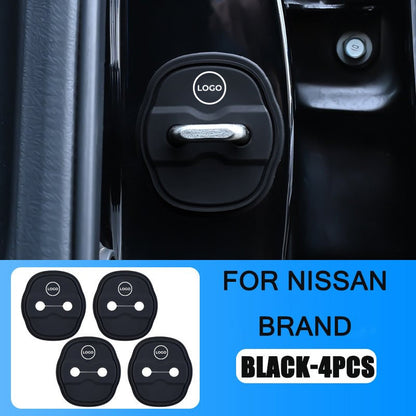 Osłona ochronna silikonowa na zatrzask drzwi samochodu (4 szt.)