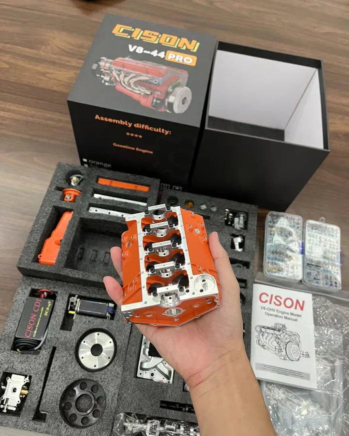 🔥 Ryczący silnik V8!