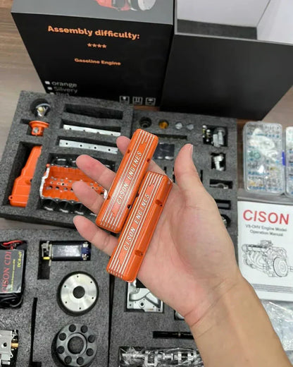 🔥 Ryczący silnik V8!