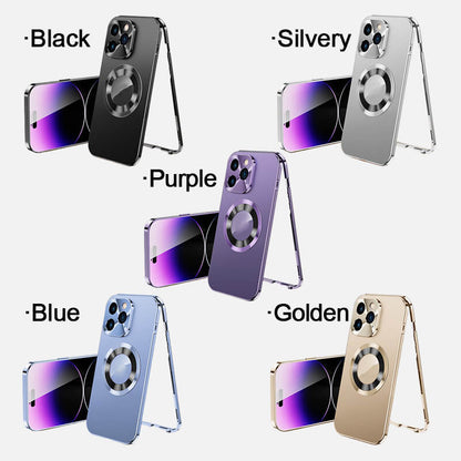 Dwustronne etui na telefon z magnetyczną klamrą