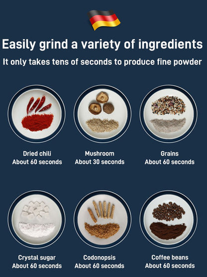 Mały młynek do proszków do użytku domowego