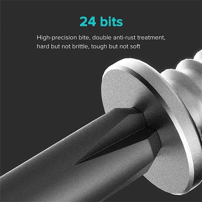 🔥Niezbędnik dla entuzjastów majsterkowania🧰Zestaw wkrętaków 24 w 1-TAB