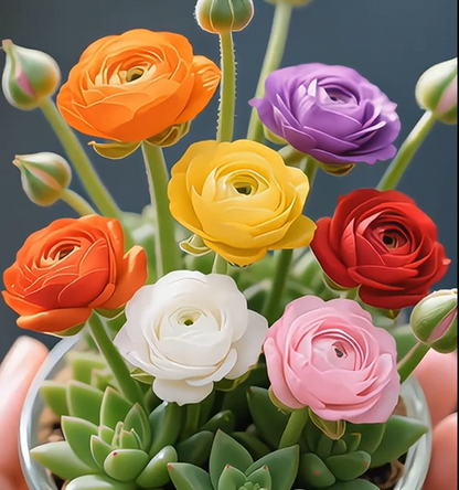 Cebule storczyka różanego o podwójnych kwiatach – odporne na zimno i pachnące