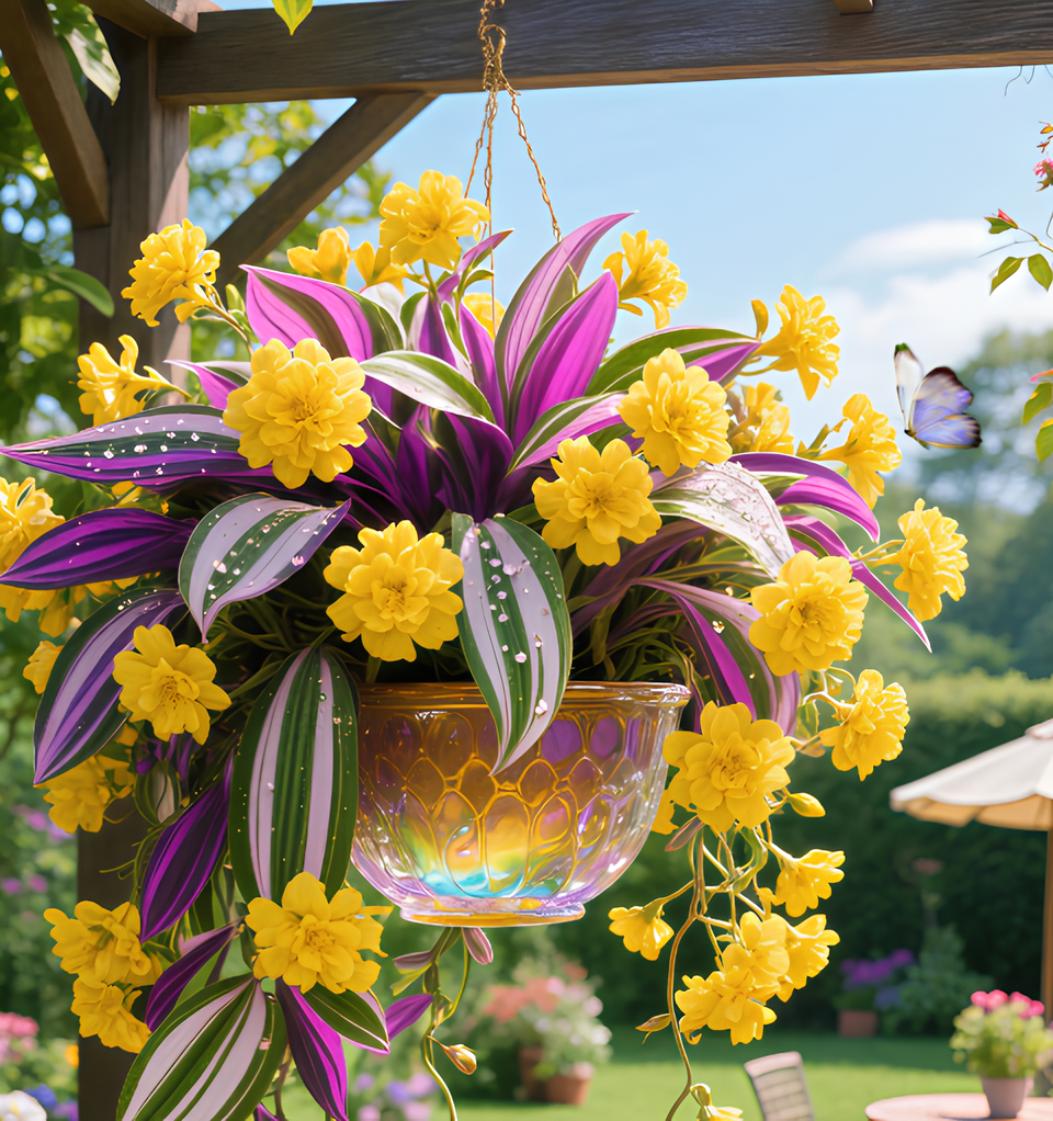 🌼 Pachnące złote cebulki olbrzymich roślin pająkowatych