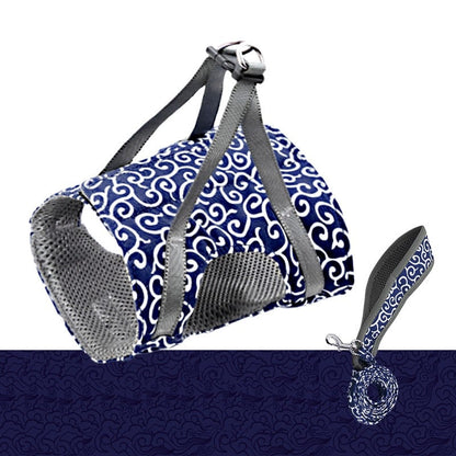 Smycz dla zwierząt z pasem piersiowym i paskiem