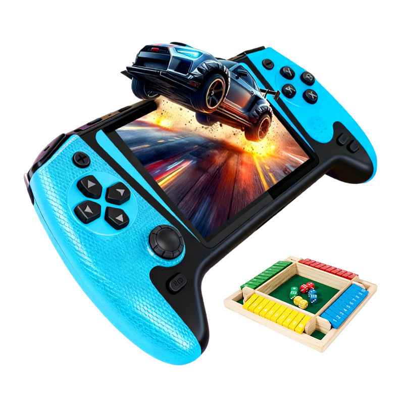 🎮 Przenośna, klasyczna konsola do gier z dużym ekranem