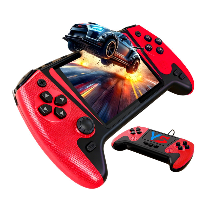 🎮 Przenośna, klasyczna konsola do gier z dużym ekranem