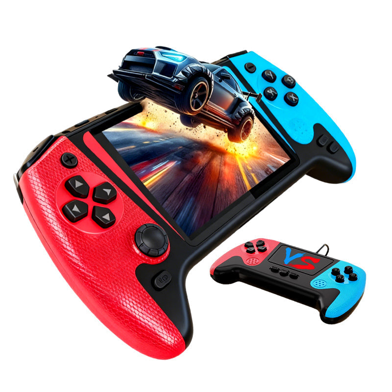 🎮 Przenośna, klasyczna konsola do gier z dużym ekranem