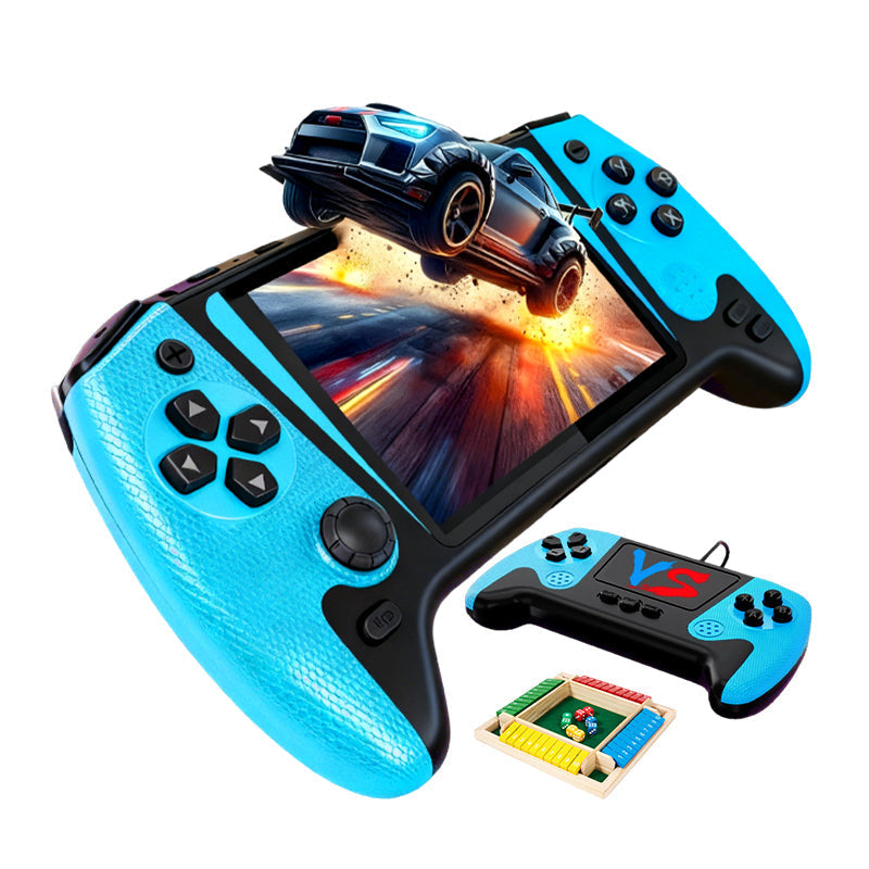 🎮 Przenośna, klasyczna konsola do gier z dużym ekranem