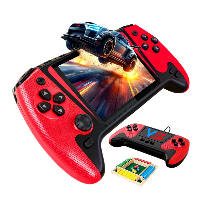 🎮 Przenośna, klasyczna konsola do gier z dużym ekranem