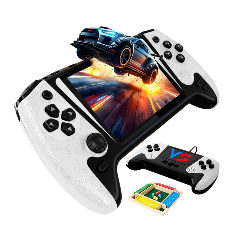 🎮 Przenośna, klasyczna konsola do gier z dużym ekranem