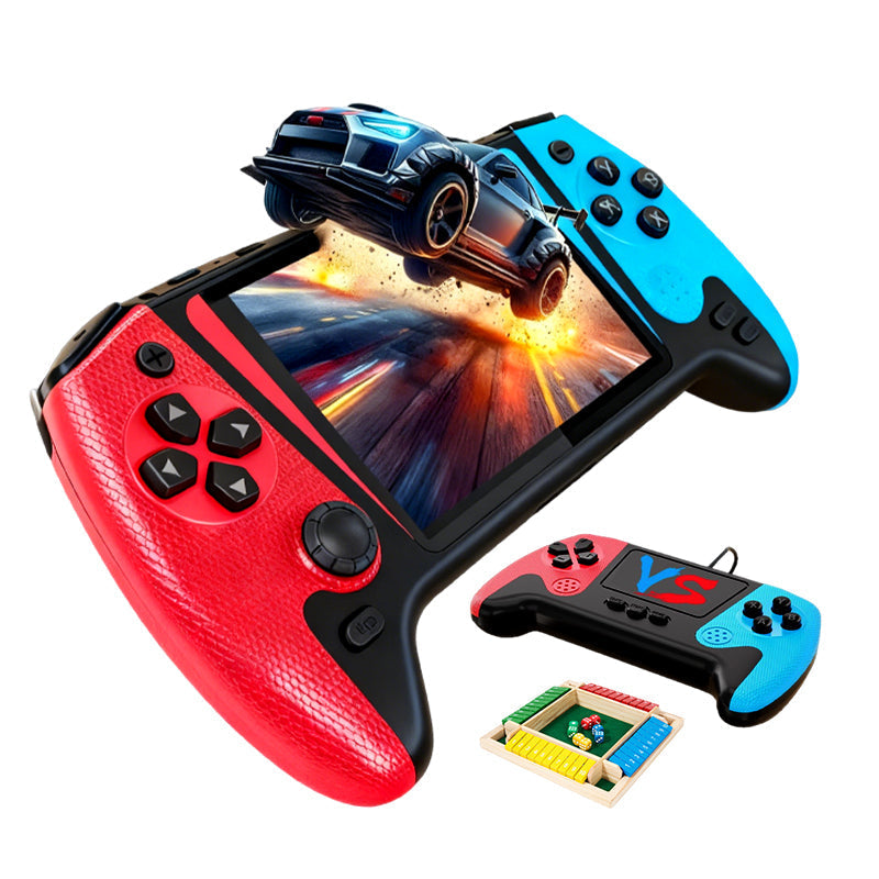 🎮 Przenośna, klasyczna konsola do gier z dużym ekranem