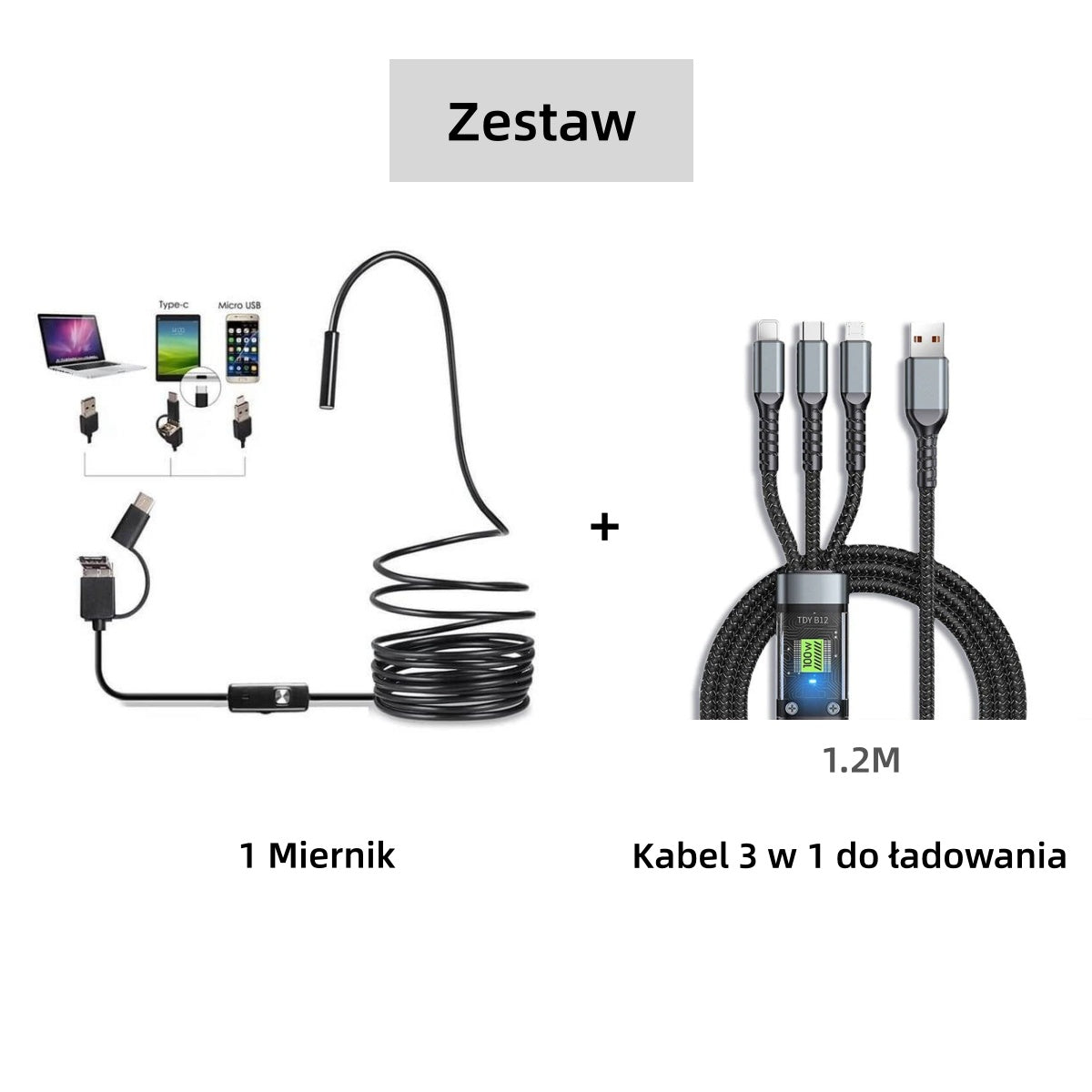 🔥 Gorąca wyprzedaż🔥 Endoskop 3 w 1