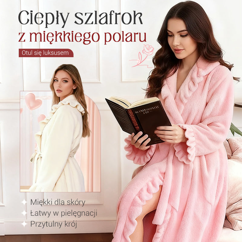 🧖 Miękki i puszysty szlafrok - Materiał przyjazny dla skóry