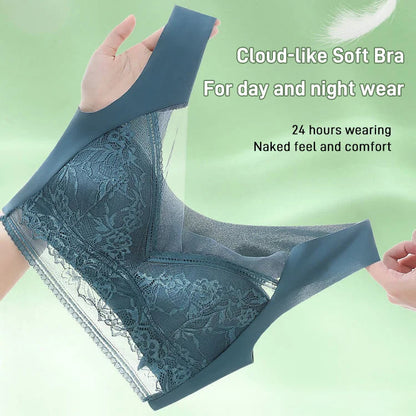 👙 Super wygodny i miękki damski biustonosz koronkowy bez stalowych kółek【✨1 + 1 gratis】