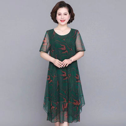 🌺Eleganckie, luźne sukienki z szyfonu w dużych rozmiarach