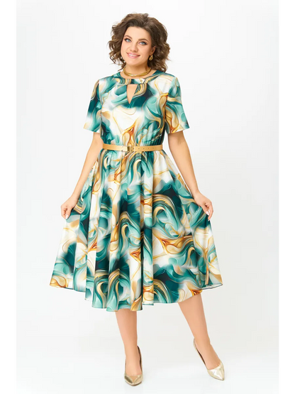 😎💃Nowe produkty na lato💥[S-5XL]Luźna sukienka z szyfonu w dużym rozmiarze | Wygodne i przewiewne