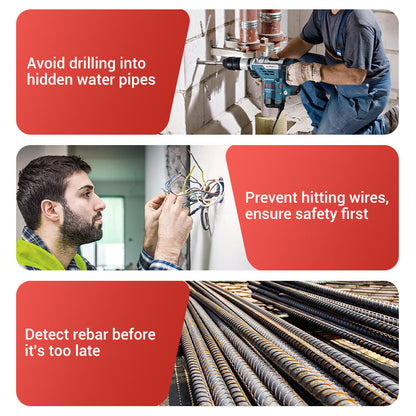 💯 6 w 1 Wielofunkcyjny ścienny wykrywacz metali z ekranem HD LCD do laptopa